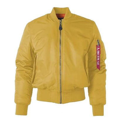Klassisk MA-1 Bomber Jakke Dame - Vind- og Vandafvisende, Tidløst Design