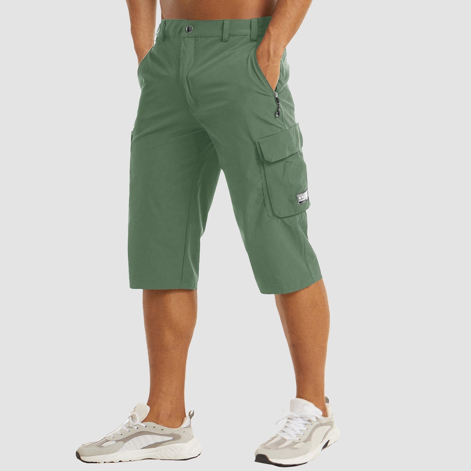 Variant image for Hurtigtørrende Cargo Shorts Herre - Letvægts, Åndbar og Fleksibel til Mænd-29