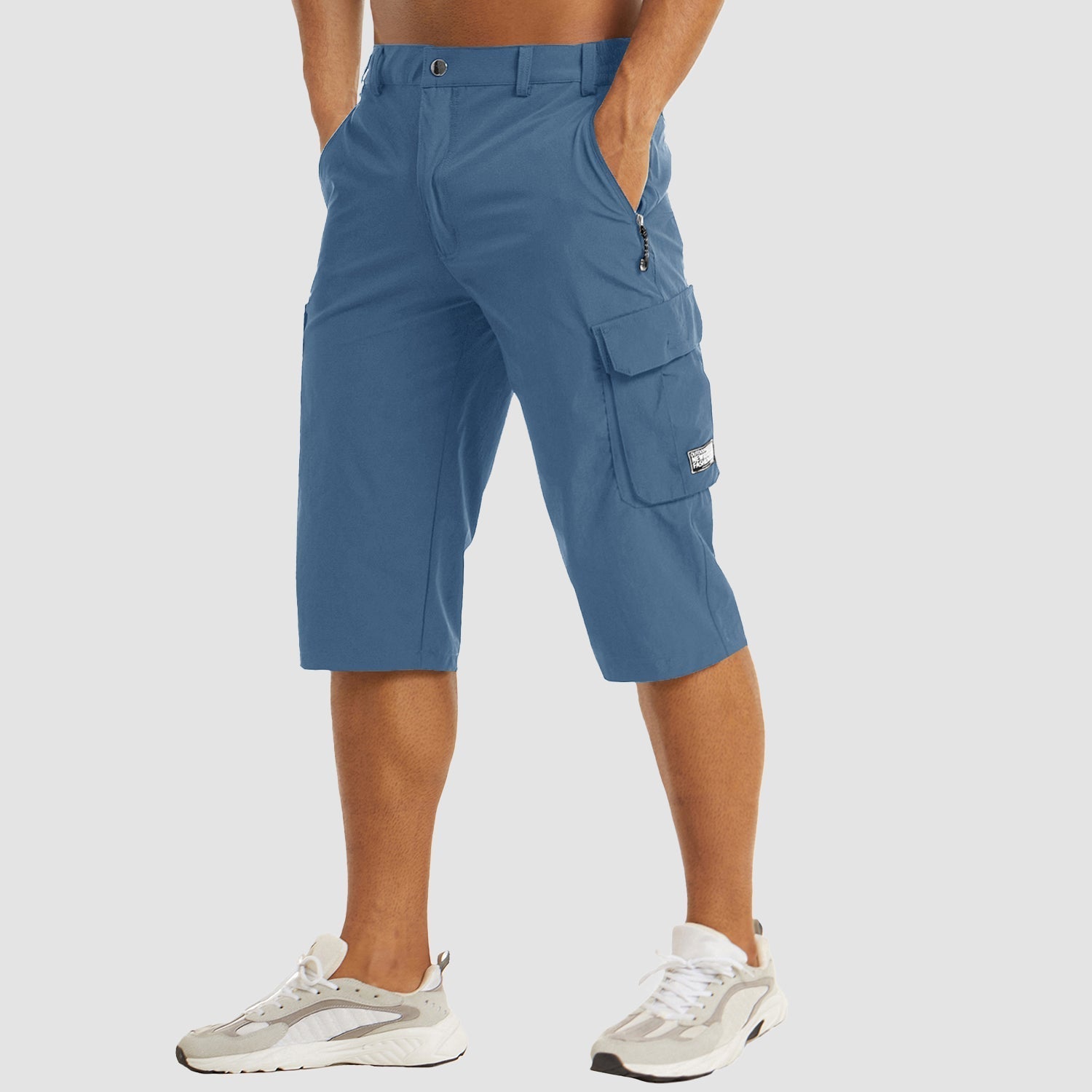 Variant image for Hurtigtørrende Cargo Shorts Herre - Letvægts, Åndbar og Fleksibel til Mænd-36