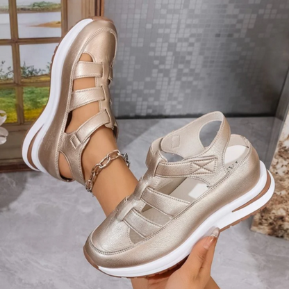 Ensom Sandaler Dame - Komfortable Justerbare Sandaler med Skridsikker Sål