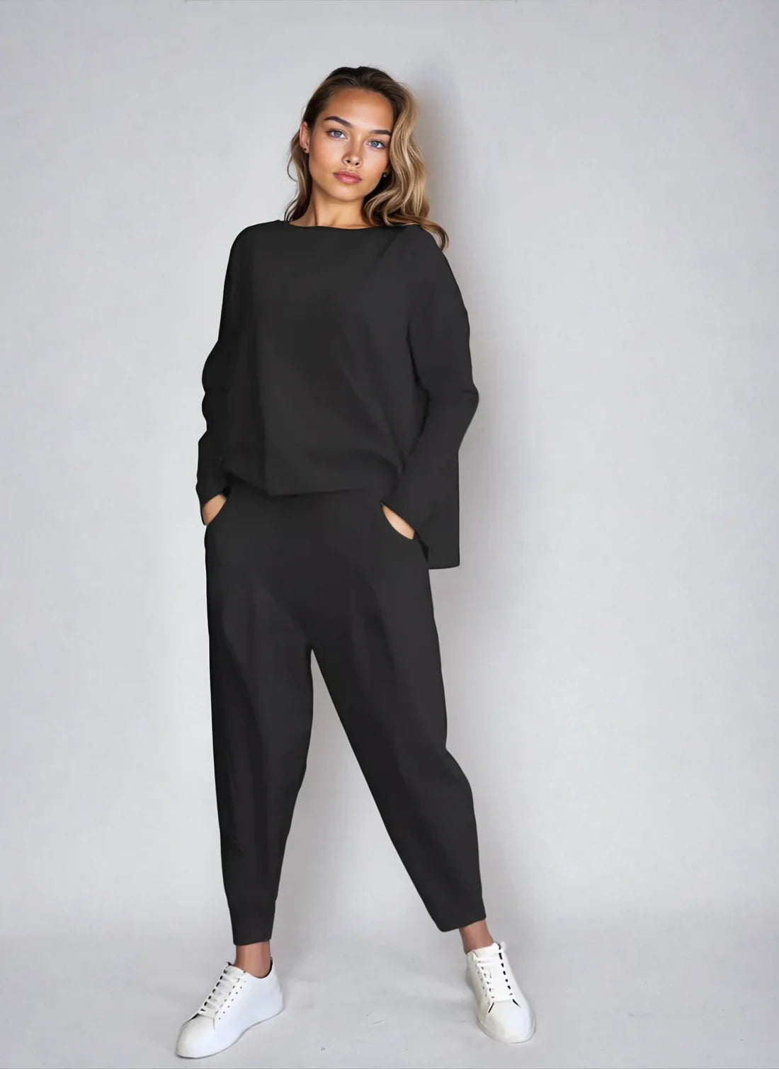 Nordique - Elegant To-Delte Sæt med Bløde Materialer og Minimalistisk Design