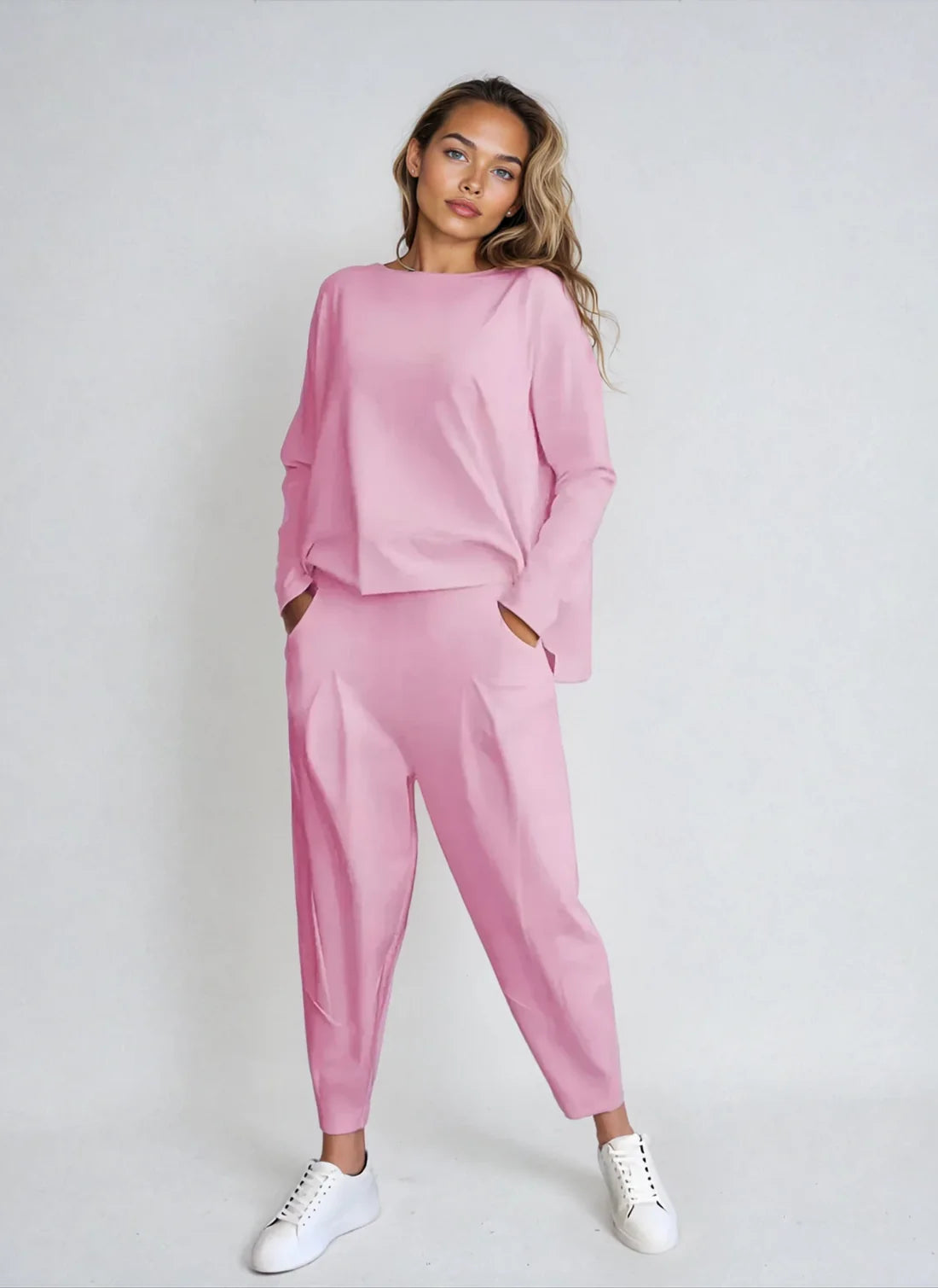 Nordique - Elegant To-Delte Sæt med Bløde Materialer og Minimalistisk Design