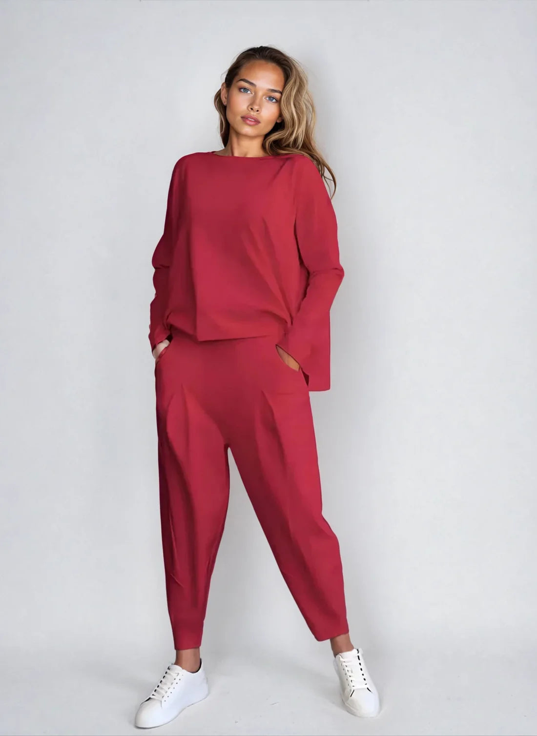 Nordique - Elegant To-Delte Sæt med Bløde Materialer og Minimalistisk Design