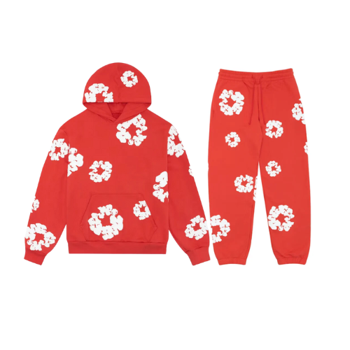 FLORVIBE – Unisex blomster-træningssæt i blødt materiale og farverigt design