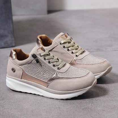 Mirjam - Orthopediske Sneakers med Rits for Ultimativ Komfort og Støtte