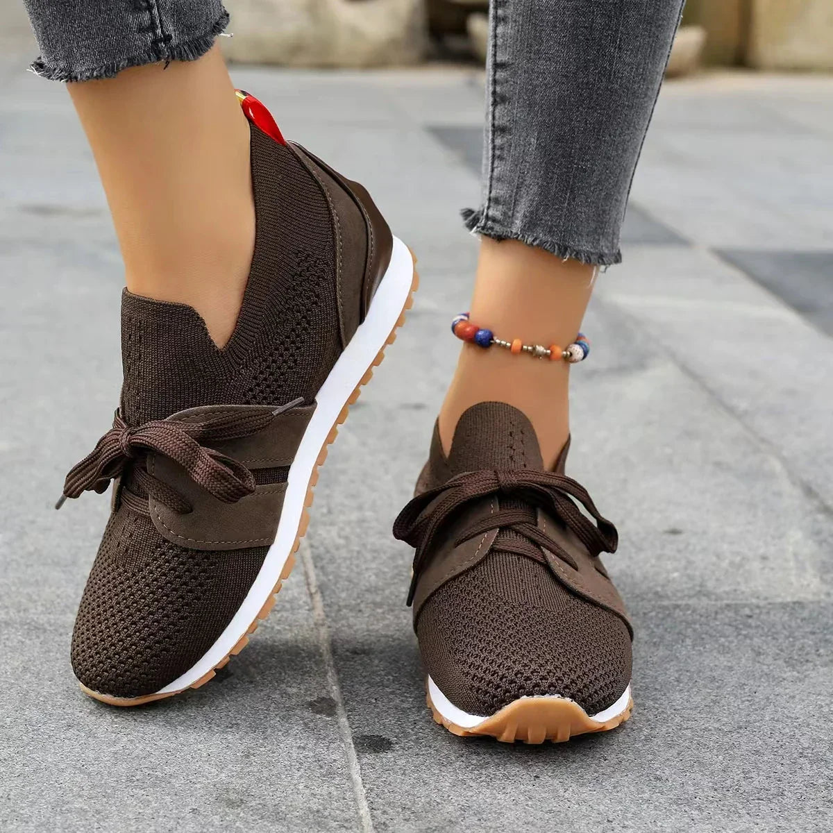 Elegant Urban - Kvinders Orthopædiske Gå Sneakers med Ergonomisk Støtte og Dæmpet Sål