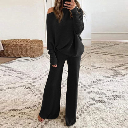 Linnea - Komfortabel Loungewear Sæt til Kvinder Letvægts Løs Top og Bukser