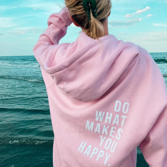 Chic Dame Sweatshirt - Komfortabel Hættetrøje med Moderne Tekstprint