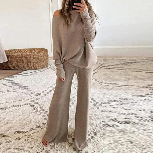 Linnea - Komfortabel Loungewear Sæt til Kvinder Letvægts Løs Top og Bukser