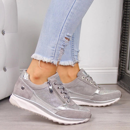 Mirjam - Orthopediske Sneakers med Rits for Ultimativ Komfort og Støtte