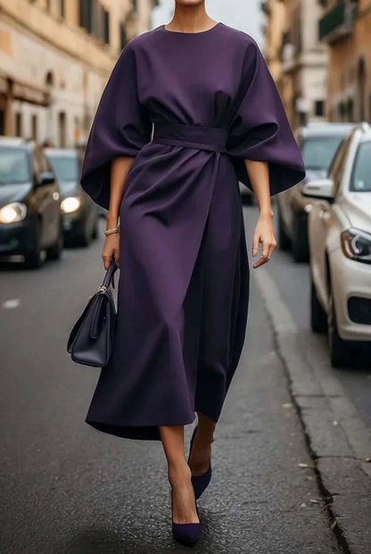 Variant image for Louise - Maxi Aftenkjole Med Flatterende Talje Bælte Til Elegante Begivenheder-31