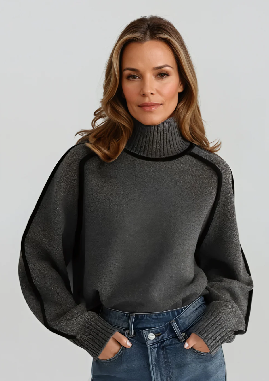 Emilie - Blød Cashmere Rullekrave Med Elegant Design og Uovertruffen Komfort