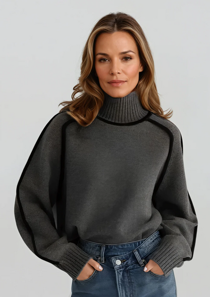 Emilie - Blød Cashmere Rullekrave Med Elegant Design og Uovertruffen Komfort