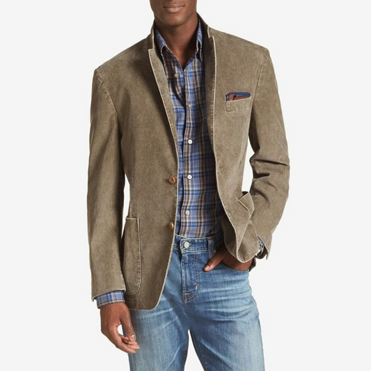 Tidless - Herre Blazer i Kvalitets Bomuld - Åndbar & Letvægts Design-1