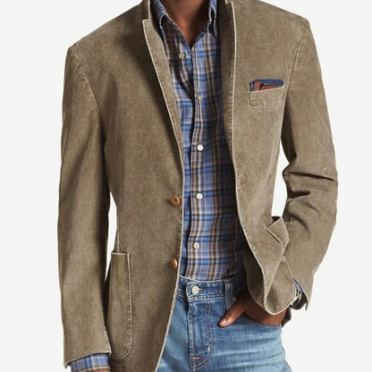 Tidless - Herre Blazer i Kvalitets Bomuld - Åndbar & Letvægts Design-3