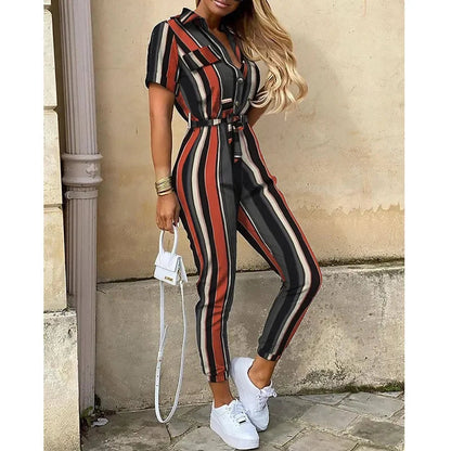 Variant image for Elegance-Urban - Kvinders Jumpsuit Med Skræddersyet Pasform Og Talje Slips-67