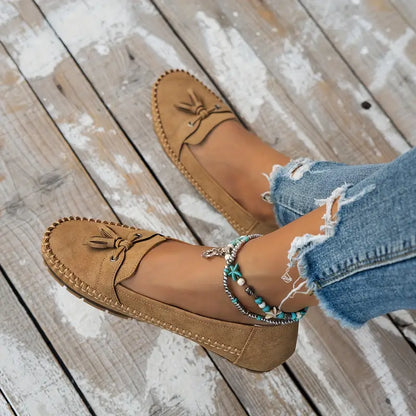 Lise – Ortopædiske Vintage Loafers med Komfort i Fokus