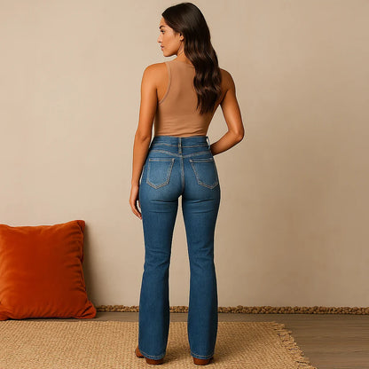 AYAFLARE – Høj Taljet Skinny Jeans