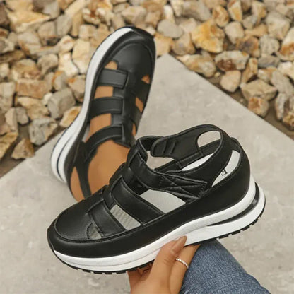 Ensom Sandaler Dame - Komfortable Justerbare Sandaler med Skridsikker Sål