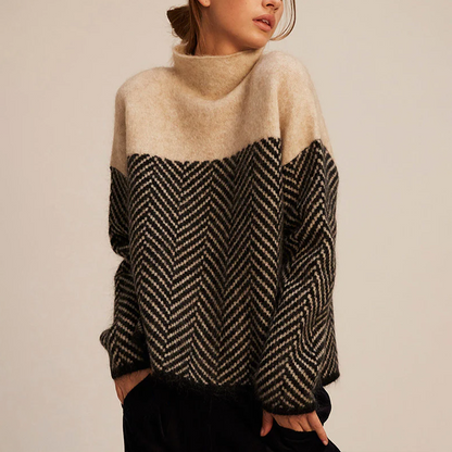 Alma – Rullekrave i Faux Cashmere