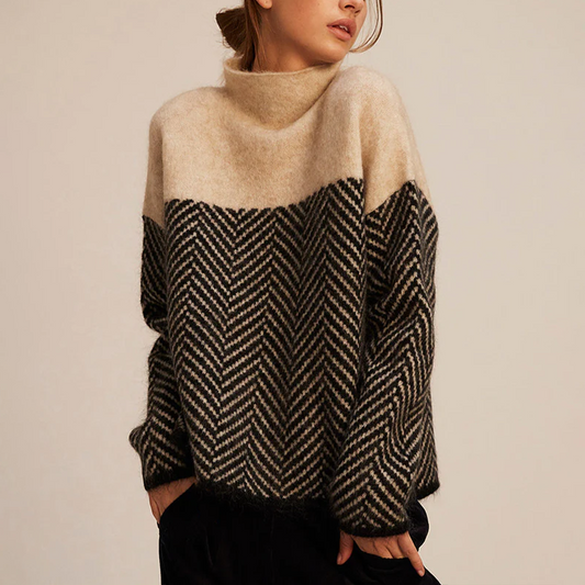 Alma – Rullekrave i Faux Cashmere