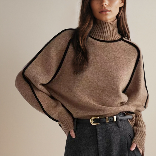 Emilie - Blød Cashmere Rullekrave Med Elegant Design og Uovertruffen Komfort