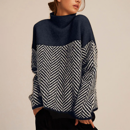 Alma – Rullekrave i Faux Cashmere