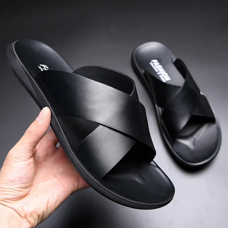 Variant image for Raul - Casual Læder Sandaler med Non-Slip Sål til Mænd - Komfortable til Dagligt Brug-7