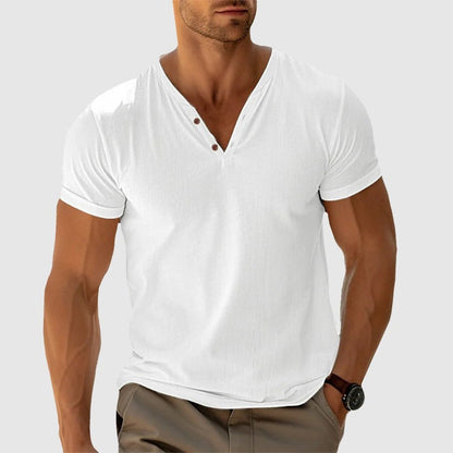 NOLAN – Knappet Basis Tee