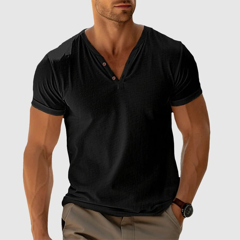 NOLAN – Knappet Basis Tee
