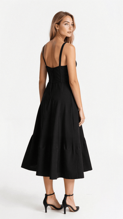 Chiara - Elegant Taljekjole Med Bustier-Design og Flatterende Pasform