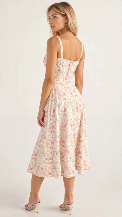 Chiara - Elegant Taljekjole Med Bustier-Design og Flatterende Pasform