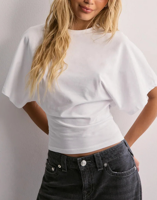Amaya - Trendy T-Shirt Med Oversized Ærmer i Ultra-Blødt Stof-1