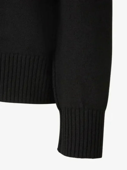 AMITALIE Unisex Pullover i 100% Uld Med Ikonisk Hjerte Design