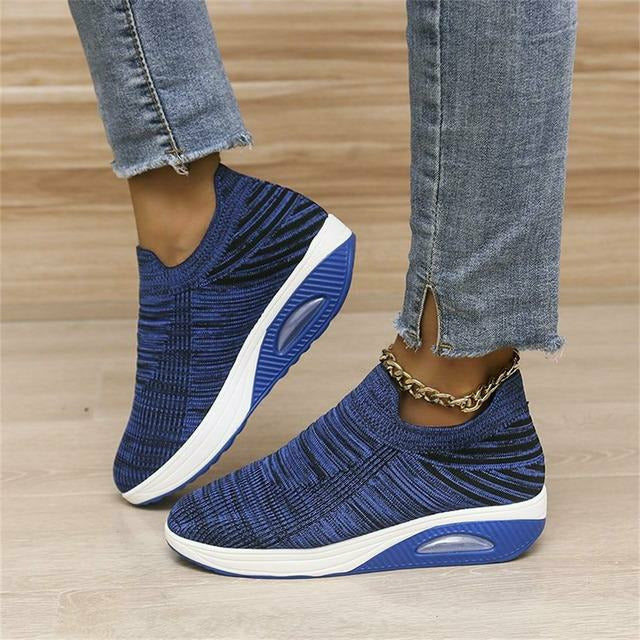 Natasja - Ergonomiske Slip-In Sneakers Med Åndbart Materiale Og Komfort-4