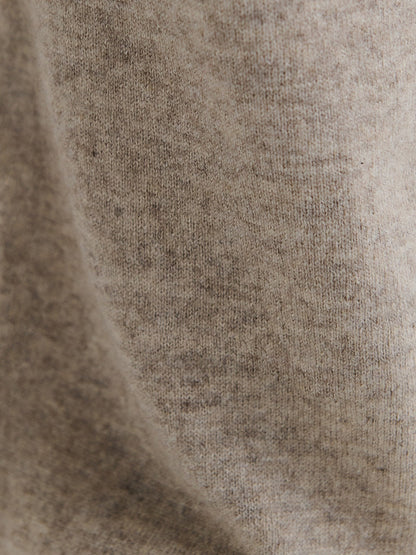 Grand Arbre - Cashmere Sweatpants i Beige med Justerbar Talje og Komfortabel Pasform