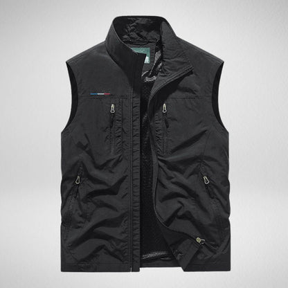 Viggo - Åndbar Bodywarmer Med Mesh Foring Og Låselommer Til Mænd